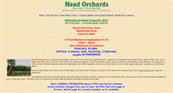 Desktop Screenshot of meadorchards.com